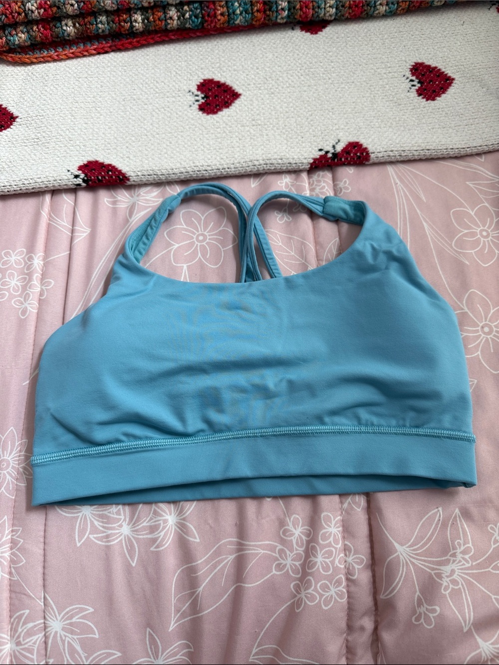Light Blue Women's energy Sports Bralette